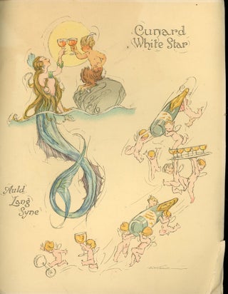 Lot of Menus, Passenger List, Cruise Periodical, and Other Items from a Cruise Aboard the Cunard-White Star M.V. Georgic to the West Indies, 1936