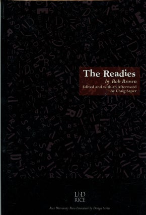 Item #z011420 The Readies (Literature by Design: British and American Books 1880-1930). Bob...