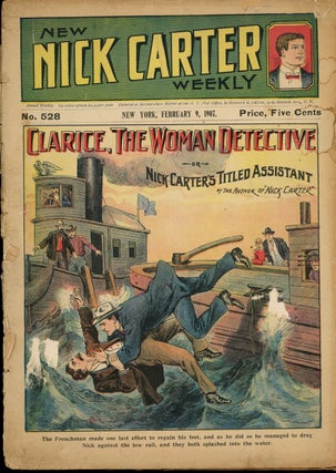 Item #z011626 New Nick Carter Weekly, No. 528, February 9, 1907, Clarice The Woman Detective or...