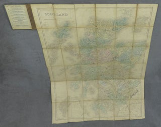 Item #z012374 Black's Road and Railway Travelling Map of Scotland. A., C. Black