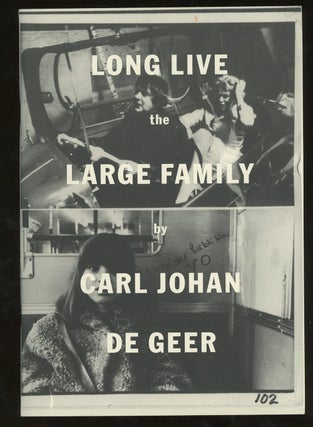 Long Live the Large Family, SIGNED by Carl Johan De Geer