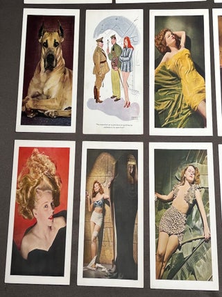 30 “Esky” 1940-44 pin-up girl postcards by Vargas, Hurrell & Waxman for Esquire