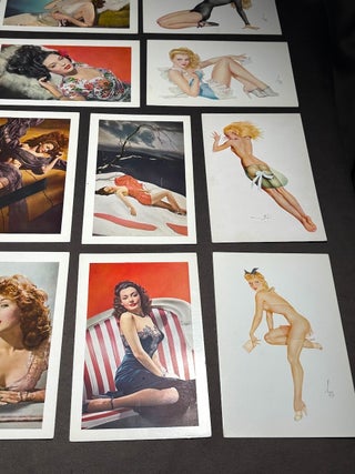 30 “Esky” 1940-44 pin-up girl postcards by Vargas, Hurrell & Waxman for Esquire