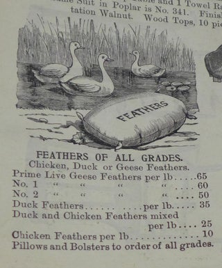 Chas. Hollander & Sons Supplement Sheet No. 31, Furniture, Chairs and Bedding, Carpets, Mattings and House Keeping Goods