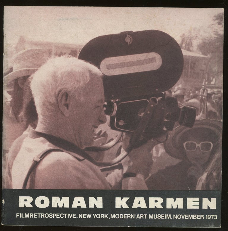 Item #z012908 Roman Karmen, Filmretrospective (Exhibition Catalog). Roman Karmen.