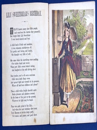 Lily Sweet-Briar’s Birthday (Aunt Louisa’s London Toy Books), ca. 1867, 6 color plates