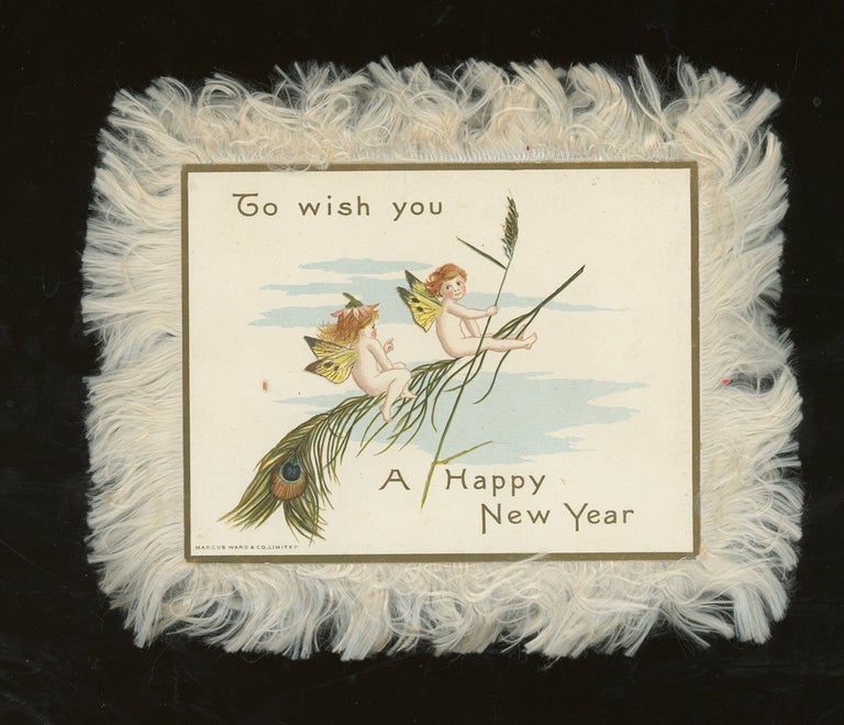 Item #z013037 To Wish You A Happy New Year Greeting Card. Marcus Ward, Co.
