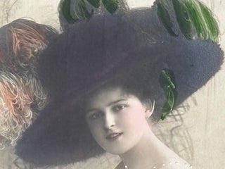 26 Real Photo Postcards of Women in Hats, 1900s-1920s