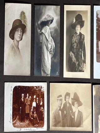 26 Real Photo Postcards of Women in Hats, 1900s-1920s