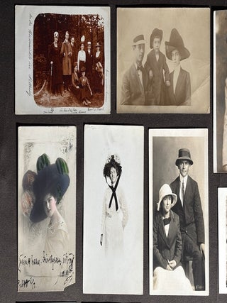 26 Real Photo Postcards of Women in Hats, 1900s-1920s