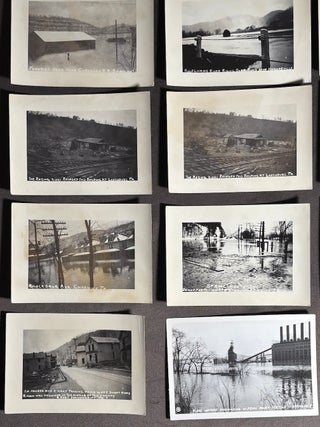 44 RPPCs Western PA & Pittsburgh 1936 flood; Real Photo Postcards