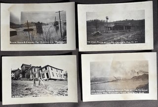 44 RPPCs Western PA & Pittsburgh 1936 flood; Real Photo Postcards