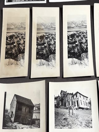 44 RPPCs Western PA & Pittsburgh 1936 flood; Real Photo Postcards