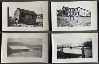 44 RPPCs Western PA & Pittsburgh 1936 flood; Real Photo Postcards
