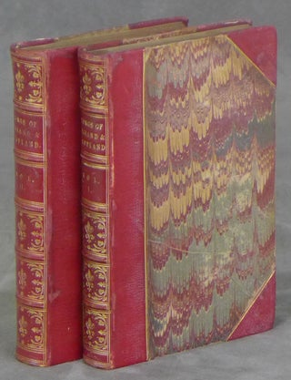 Item #z013550 The Songs of England and Scotland, In Two Volumes. Peter Cunningham, Walter Raleigh...