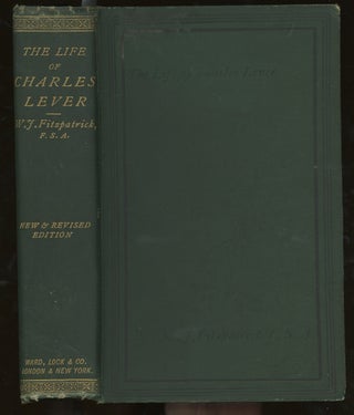 Item #z013745 The Life of Charles Lever. W. J. Fitzpatrick