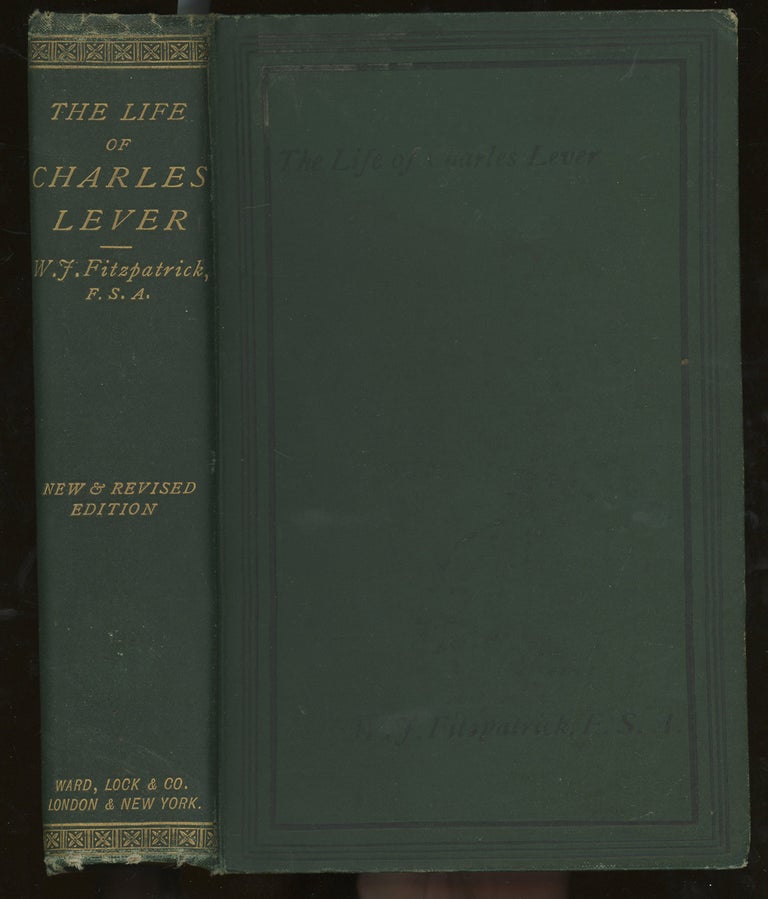 Item #z013745 The Life of Charles Lever. W. J. Fitzpatrick.