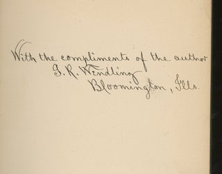 Item #z014662 Ingersollism: From A Secular Point of View, A Lecture, Inscribed by George R....