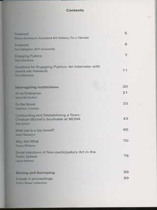Engaging Publics, Public Engagement (Artmatter 1)