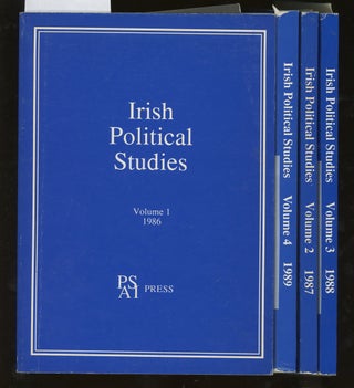 Item #z015113 Irish Political Studies, Volumes I-4. Paul Arthur, Michael Laver