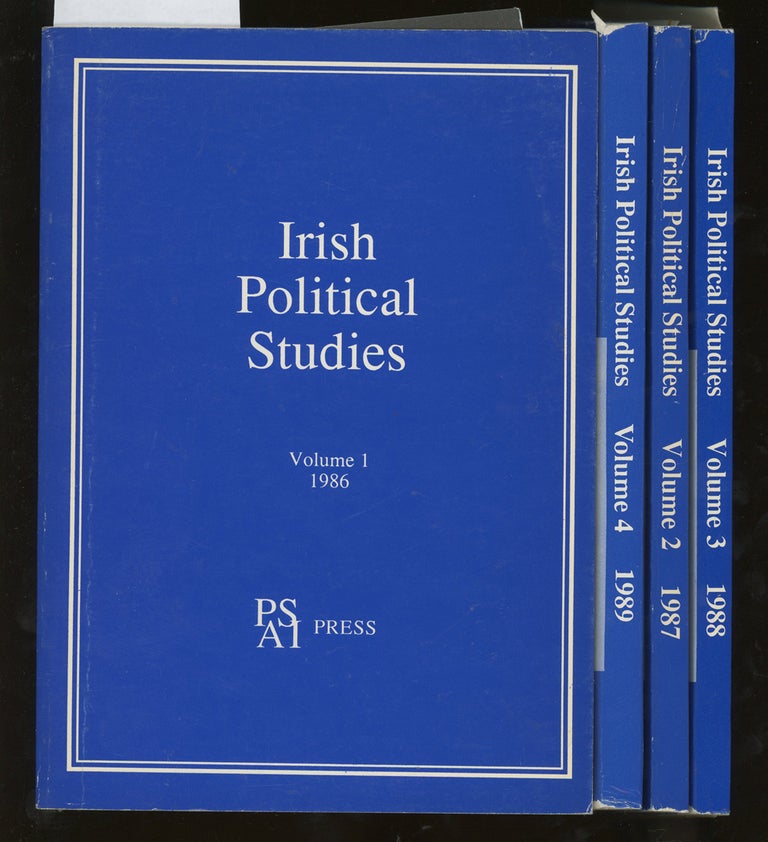 Item #z015113 Irish Political Studies, Volumes I-4. Paul Arthur, Michael Laver.