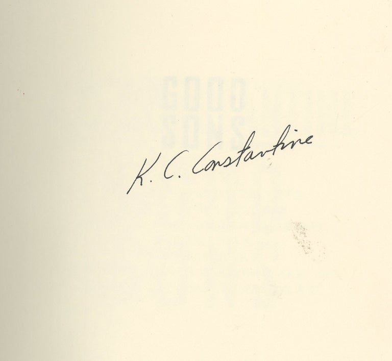 Item #z015133 Good Sons, Signed by K. C. Constantine. K. C. Constantine.