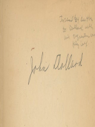 Facts and Theories of Psychoanalysis, INSCRIBED by Ives Hendrick to John Dollard