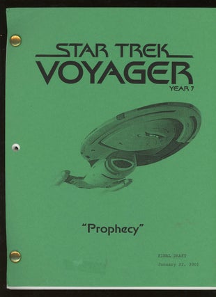 Star Trek: Voyager "Prophecy" Script, SIGNED by Larry and Janet Nemeck