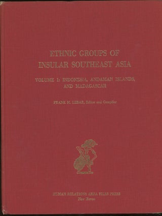 Item #z015669 Ethnic Groups of Insular Southeast Asia, Volume I, Indonesia, Andaman Islands, and...