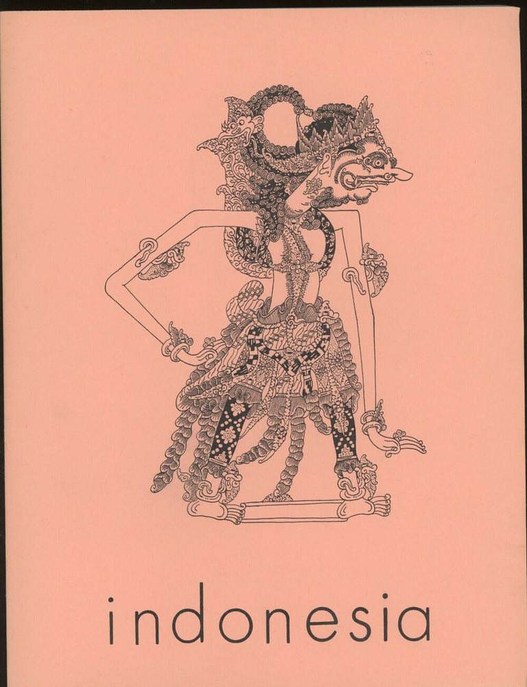 Item #z015674 Indonesia, Journal of the Cornell Southeast Asia Program, No. 23, April 1977. Benedict Anderson, Judith Ecklund.