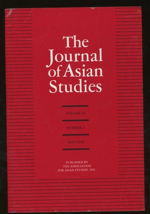 Item #z015687 The Journal of Asian Studies, Volume 58, Number 2, May 1999. Anand A. Yang
