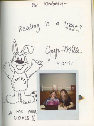 Item #z015761 Too Much Trick or Treat, INSCRIBED With Doodle By Jayna Miller. Jayna Miller