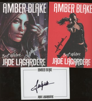 Item #z015837 Amber Blake, SIGNED by Jade Lagardere. Jade Lagardere, Butch Guice