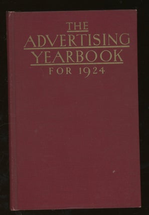 Item #z015896 The Advertising Year Book For 1924. John Clyde Oswald