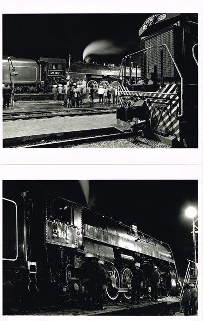 Item #z04511 Four photographs of a P&LERR Trainyard by Pittsburgh photographer William Metzger. William Metzger.