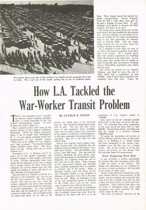 The New, Ten-Unit "Bus Library", including Wartime Maintenance Methods, Shop and Garage Short-Cuts, Maintenance Men's Guide to Conservation, Salvage, and Substitute Materials, Solutions to Wartime Rubber and Fuel Problems, Successful Bus Operating Practices, Practical Bus Management, Bus Industry Buyer's Guide, Detailed Mechanical Specifications Including Late Wartime Models, Ideas for the Bus Traffic Man, and Bus Advertising and Sales Promotion