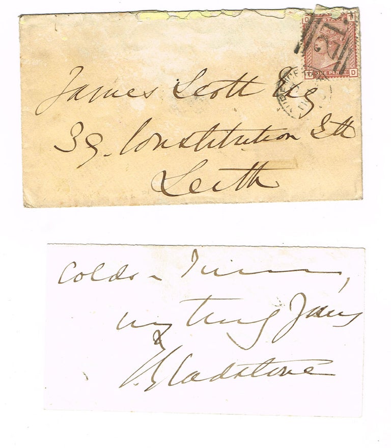 Item #z05661 The Hawarden Visitors' Hand-Book, with Gladstone signature. William Henry Gladstone.