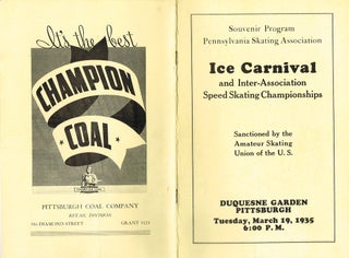 Item #z06421 Souvenir Program: Pennsylvania Skating Association Ice Carnival and...