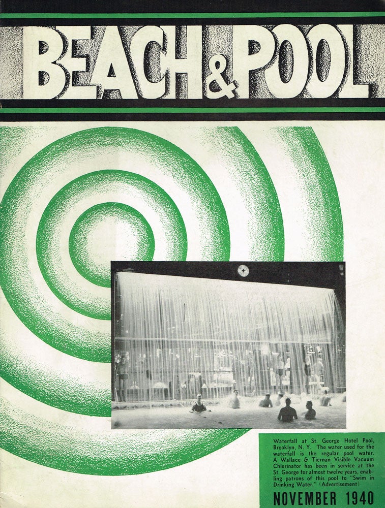 Item #z06433 Beach & Pool: A Monthly Publication for the Development and Operation of the Nation's Pools & Beaches. Volume XIV, Number 11, November 1940. ed Earl K. Collins.