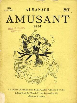 Item #z06566 Almanach Amusant pour 1884. Dix-Septieme Annee. J. Lemer