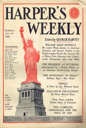 Item #z06623 Harper's Weekly for Saturday, July 19, 1902. George Harvey