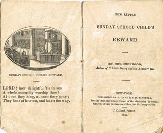 Item #z07629 The Little Sunday School Child's Reward. Mrs. Sherwood