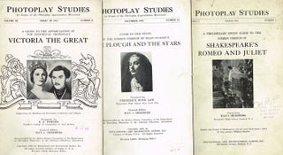 Item #z07757 Photoplay Studies: An Organ of the Photoplay Appreciation Movement, Lot of 14 Issues...