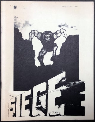 Item #z07786 Siege: A Comics Fanzine Featuring Original Comics. John Stedronsky, Wayne Pieplow...
