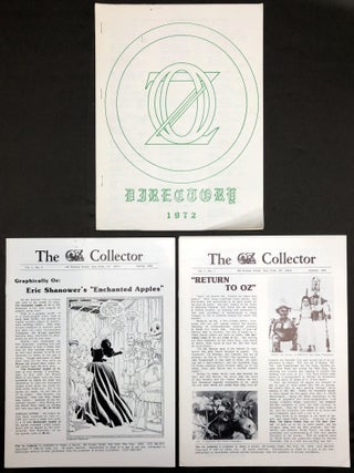 Two Issues of The Oz Collector and the 1972 Directory for the International Wizard of Oz Club