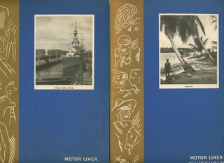 Lot of Souvenirs from a Swedish-American Line Cruise Aboard the Kungsholm Motor Liner to the West Indies from New York, March 11th, 1938