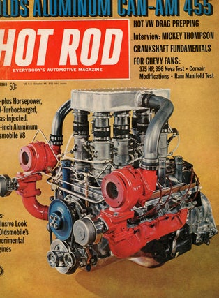 Item #z08437 Twenty Eight Issues of Hot Rod Magazine from the 60s and 70s. Ray Brock