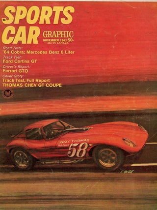 Five Car Racing Magazines, including Three Issues of Road & Track (1963, 68, 76) and Two Issues of Sports Car Graphic (1963, 64)