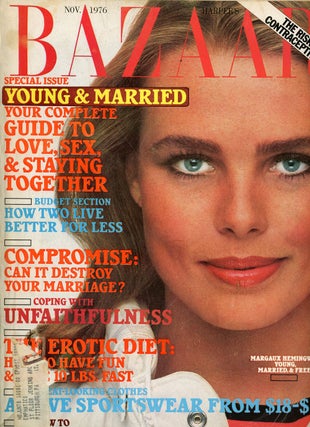 Item #z08873 Three Issues of Harper's Bazaar, Including December 1975, March and November 1976....
