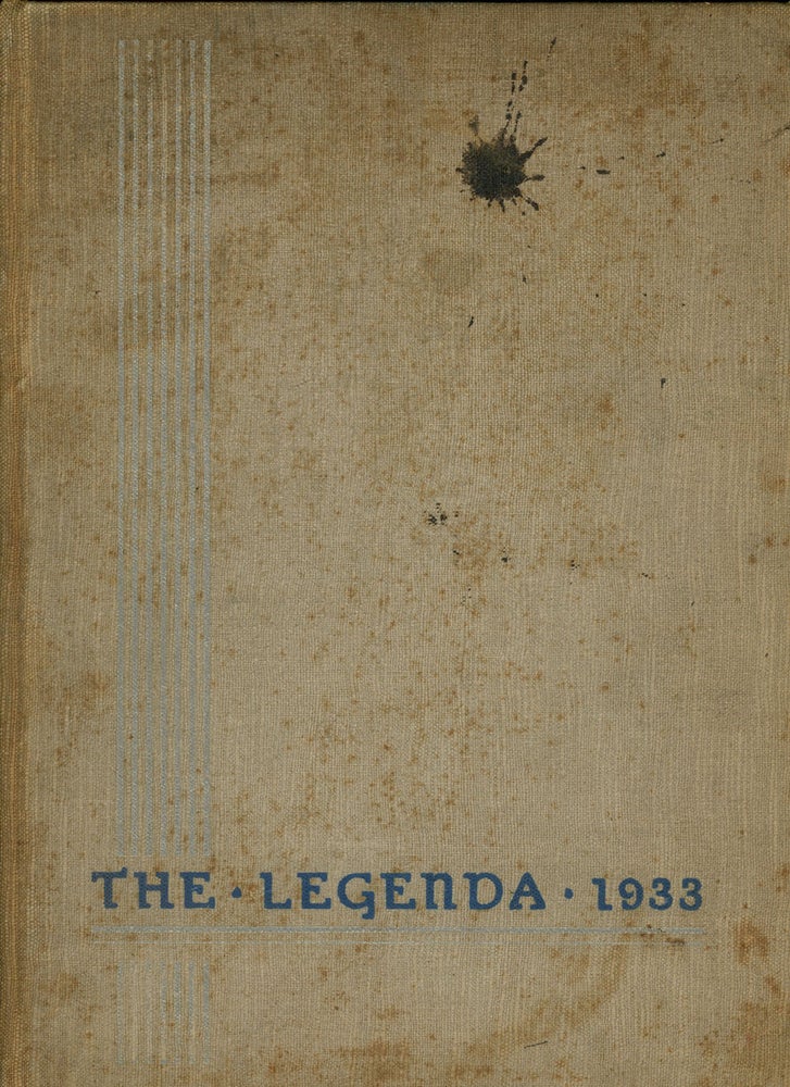 Item #z08925 The Legenda for 1933, Annual of the Seniors of Wellesley College, Wellesley, Massachusetts. Isabel Ehrlich.